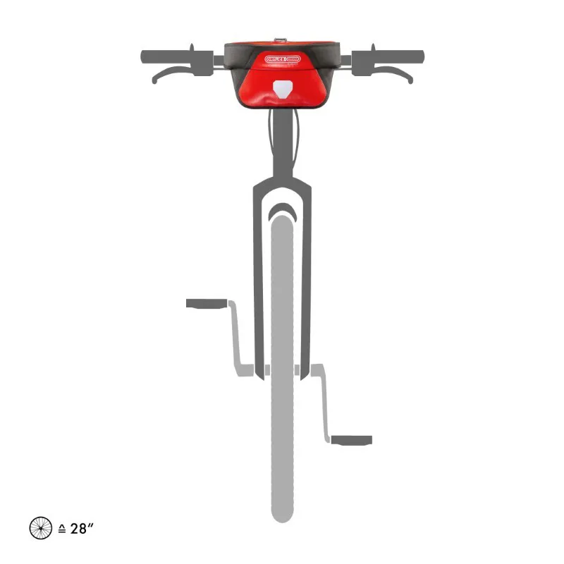 Ortlieb Ultimate Six Classic 5L Handlebar Bag in Red-1